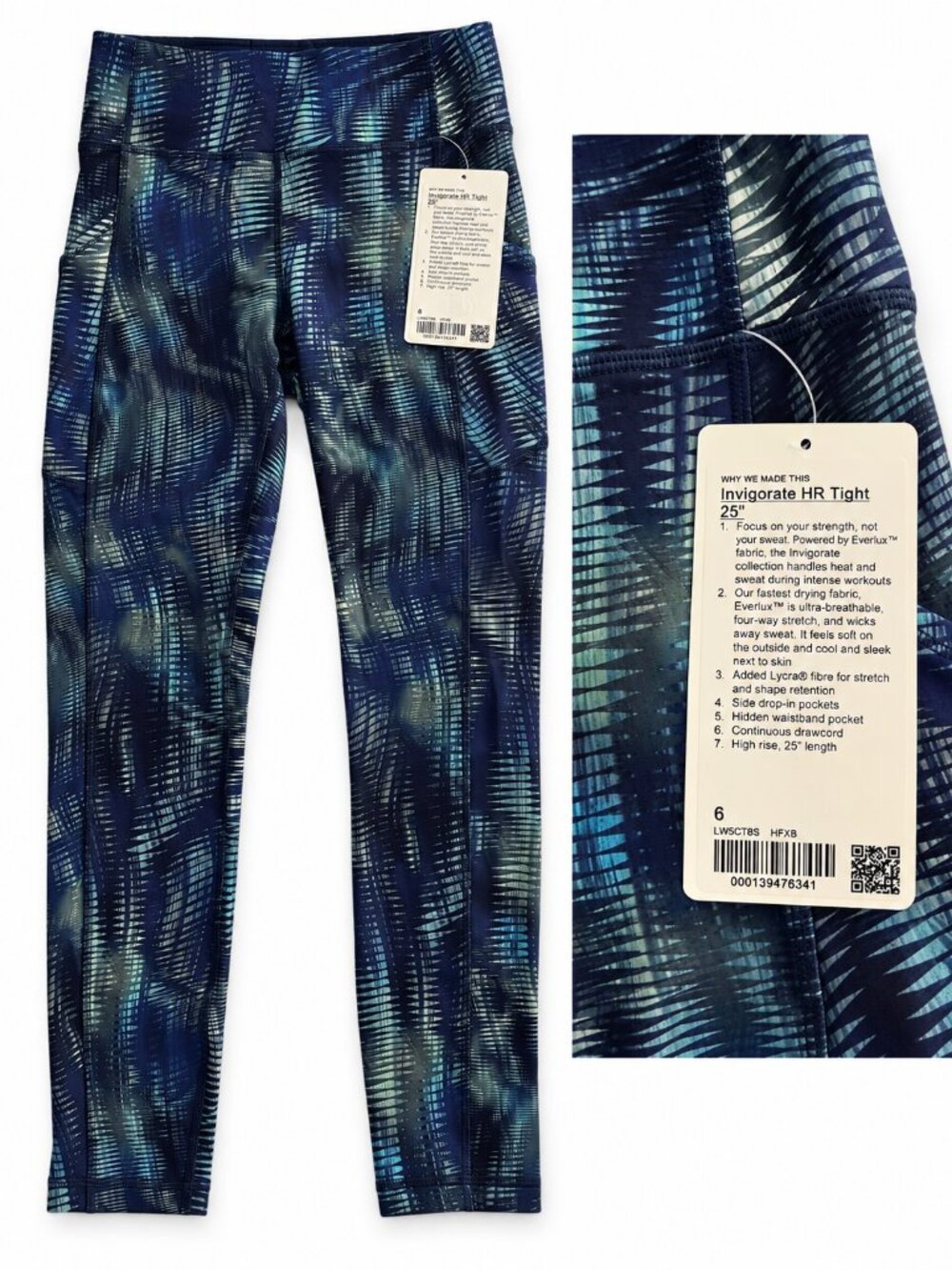 Lululemon Invigorate High-Rise Tight 25" | Size 6 | NWT